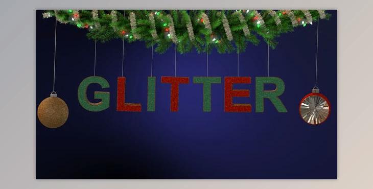 Glitter Ornament Text Typeface (Videohive 22944719) - AE Project