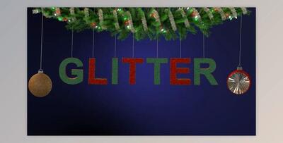 Glitter Ornament Text Typeface (Videohive 22944719) - AE Project