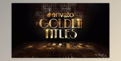 Golden Titles (Videohive 44934737) - AE Project