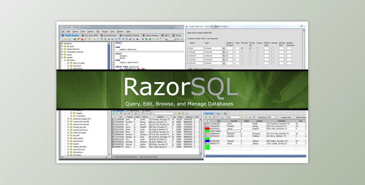 RazorSQL v10.6.4 (10 Dec 2024) for Win & Linux & macOS + Portable Edition + Keygen