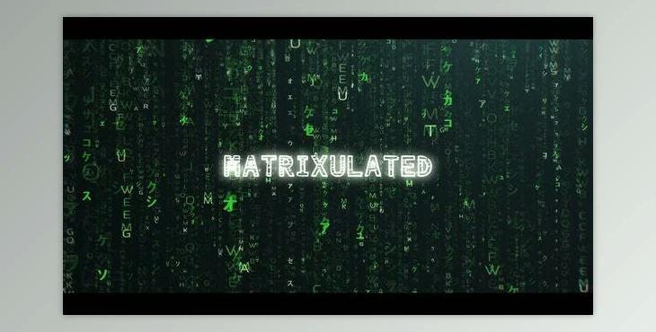 Matrix Opener (Videohive 38944165) - AE Project