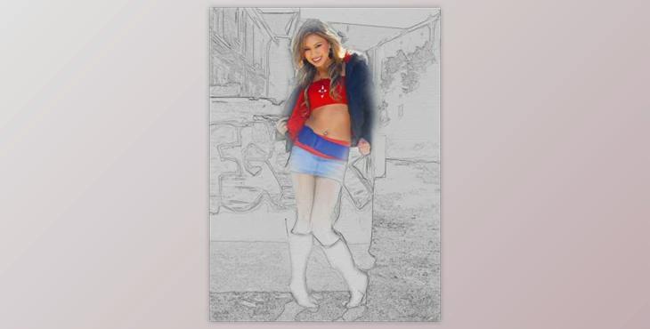 Technical Sketch Photoshop Action By SmartestMind (PAT, ATN)