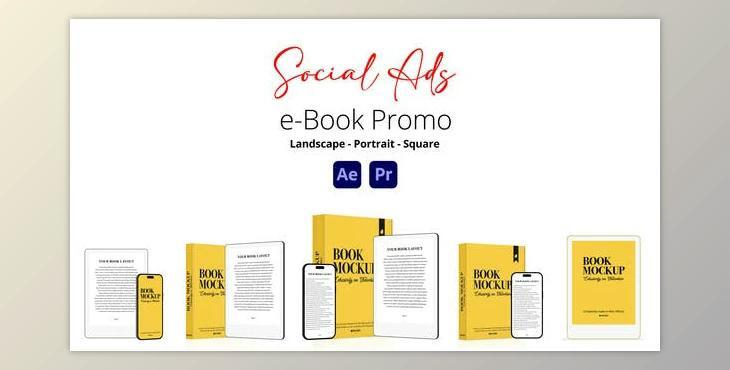 e-Book Promo Social Ads (Videohive 45176647) - AE Project