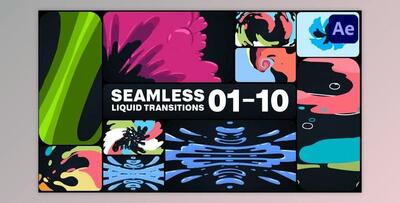 Seamless Liquid Transitions for After Effects (Videohive 47530373) - AE Project