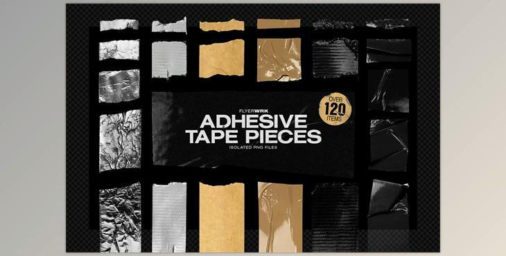 Flyerwrk – Isolated Adhesive Tape pieces