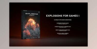 Explosions for Games I (Videohive 23873239) - AE Project