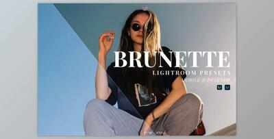 Brunette Mobile and Desktop Lightroom Presets by Laksmitagraphics