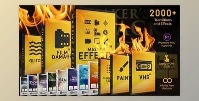Videohive Massive Effects Toolkit Big Pack of Presets Transitions and Footages 24821008