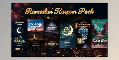 Ramadan Kareem Pack (Videohive 51303364) - AE Project