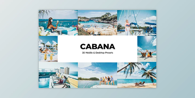 20 Cabana Lightroom Presets and LUTs