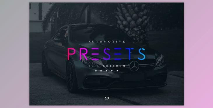 Automotive Lightroom Presets 3.0