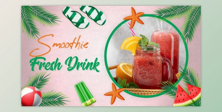 Fresh and Healthy Drink Promo (Videohive 45149572) - AE Project