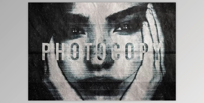 Grunge Photocopy Effect - 280644880