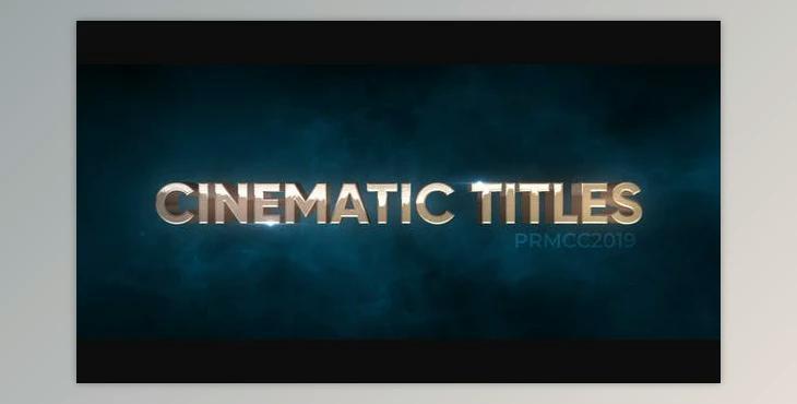 3D Cine Titles (Videohive 26070586) - PR Project