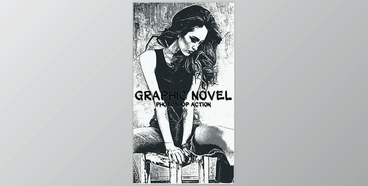 Graphic Novel Photoshop Action GraphicRiver-29716975 (PSD, ATN)