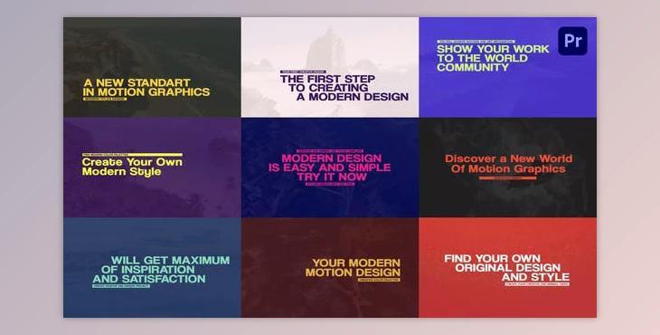 Big Titles For Premiere Pro (Videohive 33639596) - PR Project