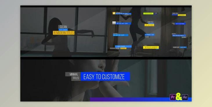 Modern 16 Minimal Titles (Videohive 34066716)