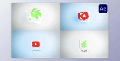 Minimal 3D Logo for After Effects (Videohive 55866924) - AE Project