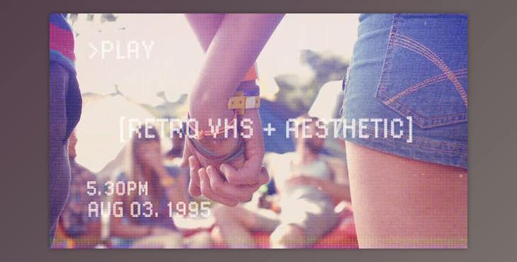 Retro VHS Aesthetic Titles (Videohive 53352415)