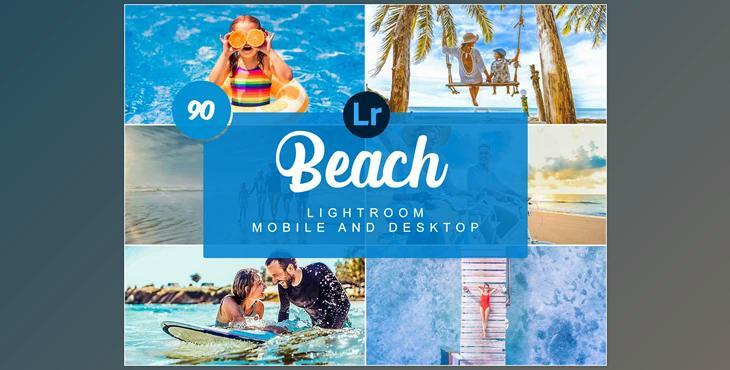 Beach Mobile and Desktop PRESETS CreativeMarket-5734325 (DNG, LR)
