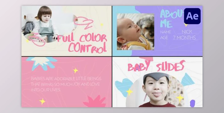 Baby Slides for After Effects (Videohive 50328220) - AE Project