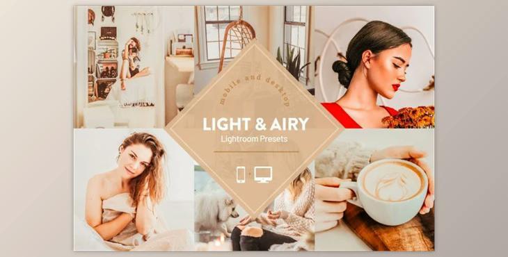 Light and Airy Warm Lightroom Preset By FilterFabric (Mob, Desk)