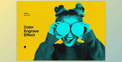 Color Engrave Photo Effect - 280354461