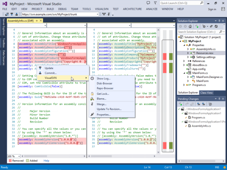 VisualSVN 8.1.0 / 7.2.0 / 6.6.0 for VS + Server Enterprise 4.1.3