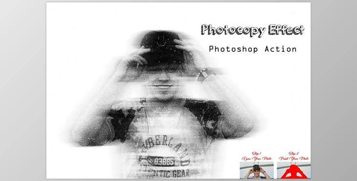 Photocopy Effect Photoshop Action