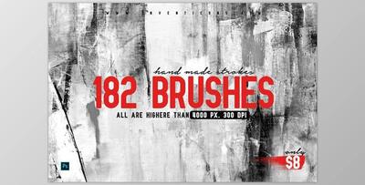 182 Hand Made Brushes CreativeMarket-5676111 (ABR)