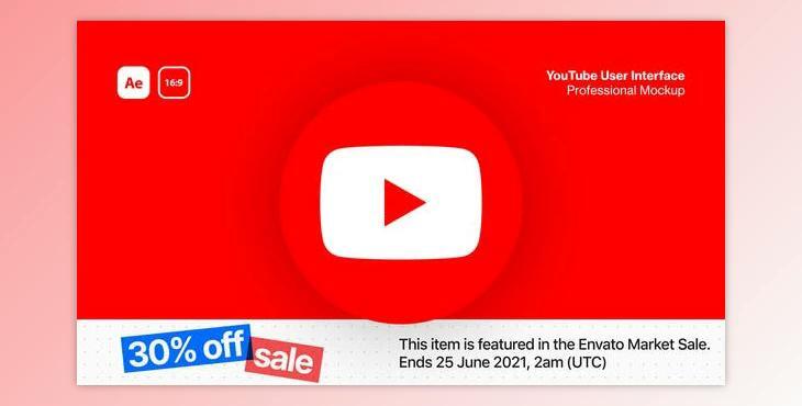 YouTube (Videohive 30873322) - AE Project