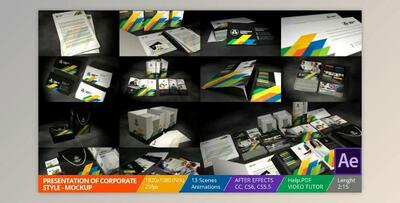 Presentation of Corporate Style - Mockup (Videohive 19553013) - AE Project