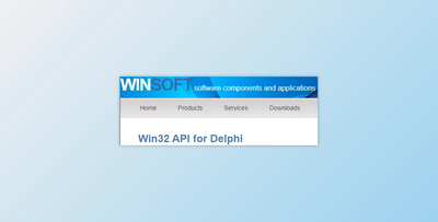 Winsoft Win32 API for Delphi v6.5 for Delphi 7-12 Athens Full Source
