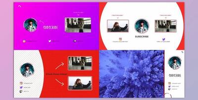 Youtube End Screens 4k (Motionarray 902812) - AE Project