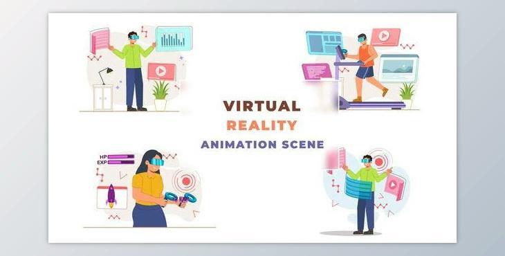 Virtual Reality Animation Scene (Videohive 42855486) - AE Project