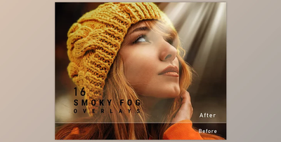 16 Smoky Light Overlays, Realistic light overlays