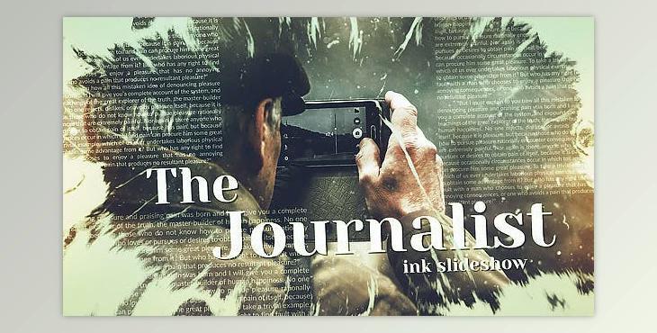 The Journalist Ink Slideshow (Videohive 21387860) - AE Project