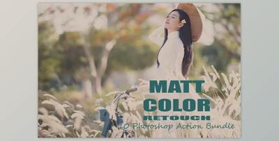 Matt Color Retouch 10 PS Action Bundle by RH Jim (ATN)