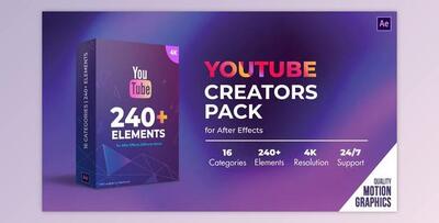 Youtube Creators Pack (Videohive 31232789) - AE Project