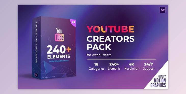 Youtube Creators Pack (Videohive 31232789) - AE Project
