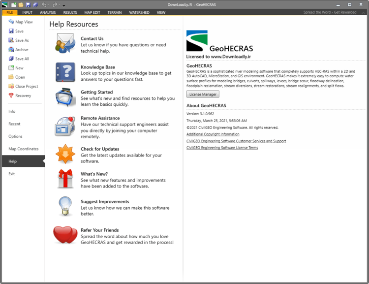 CivilGEO GeoHECRAS 3.1 x64
