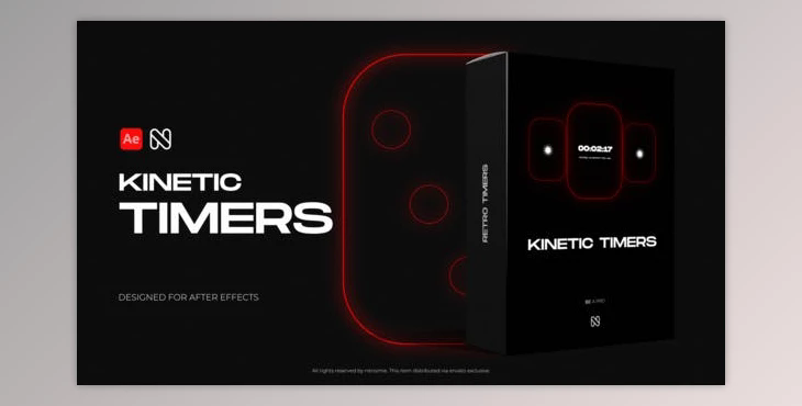 Kinetic Timers (Videohive 51081434) - AE Project