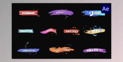Energy Splats Titles for After Effects (Videohive 52453335) - AE Project