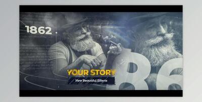 History Slideshow And Timeline (Videohive 33897931) - AE Project