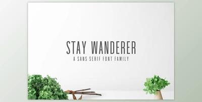 Stay Wanderer 3 Font Family Pack 1872626