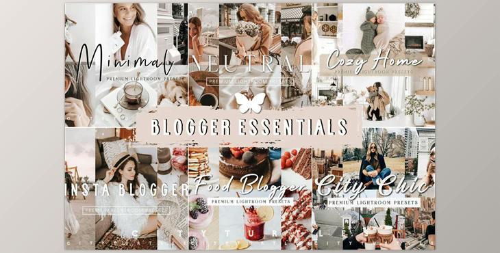 BLOGGER LIGHTROOM PRESETS BUNDLE CreativeMarket-5989563 (XMP, LRTEMPLATE)