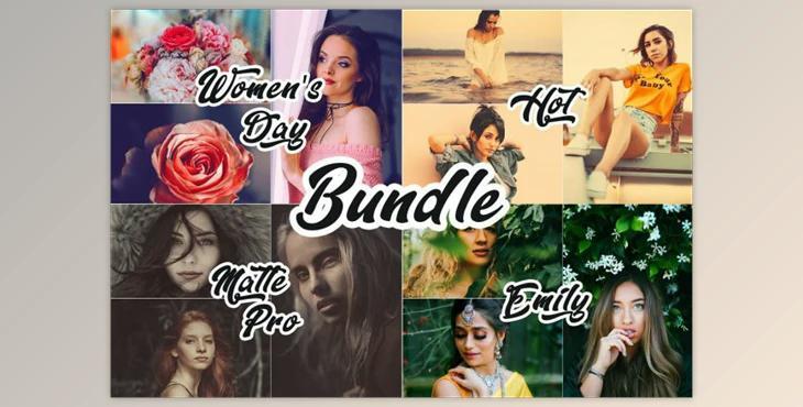 Photoshop Actions March Bundle 4IN1 By Viktor Gjokaj