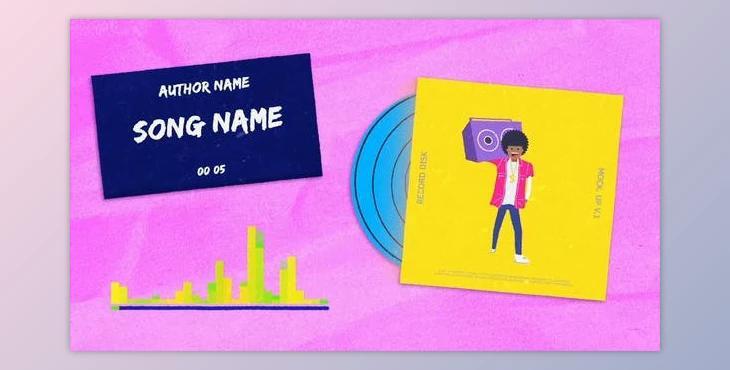 Hip Hop Music Visualizer (Videohive 32272449) - AE Project