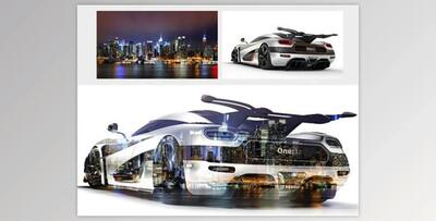 Double Exposure Photoshop Action By yantodesign