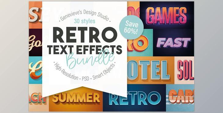 Retro Text-Effects -The Big Bundle CreativeMarket-5049158